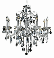 Elegant St. Francis 8-LT Chrome Chandelier Clear Royal Cut Crystal - V2015D26C/RC Elegant St. Francis 8-LT Chrome Chandelier Clear Royal Cut Crystal - V2015D26C/RC