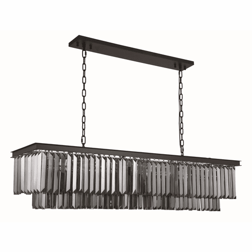 Elegant Sydney 12-LT Matte Black Chandelier Silver Shade Royal Cut Crystal - 1232D60MB-SS/RC