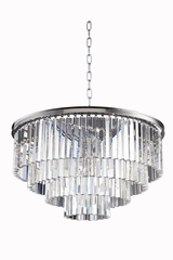 Elegant Sydney 17-LT Polished Nickel Chandelier Clear Royal Cut Crystal - 1201D32PN/RC