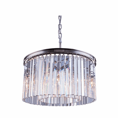 Elegant Sydney 8-LT Polished Nickel Chandelier Clear Royal Cut Crystal - 1208D26PN/RC