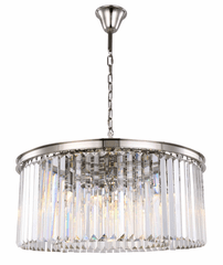 Elegant Sydney 8-LT Polished Nickel Chandelier Clear Royal Cut Crystal - 1238D31PN/RC Elegant Sydney 8-LT Polished Nickel Chandelier Clear Royal Cut Crystal - 1238D31PN/RC