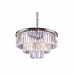 Elegant Sydney 9-LT Polished Nickel Chandelier Clear Royal Cut Crystal - 1201D26PN/RC Elegant Sydney 9-LT Polished Nickel Chandelier Clear Royal Cut Crystal - 1201D26PN/RC