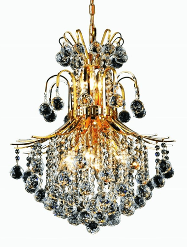 Elegant Toureg 11-LT Gold Chandelier Clear Royal Cut Crystal - V8002D22G/RC
