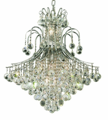 Elegant Toureg 15-LT Chrome Chandelier Clear Royal Cut Crystal - V8003D25C/RC Elegant Toureg 15-LT Chrome Chandelier Clear Royal Cut Crystal - V8003D25C/RC
