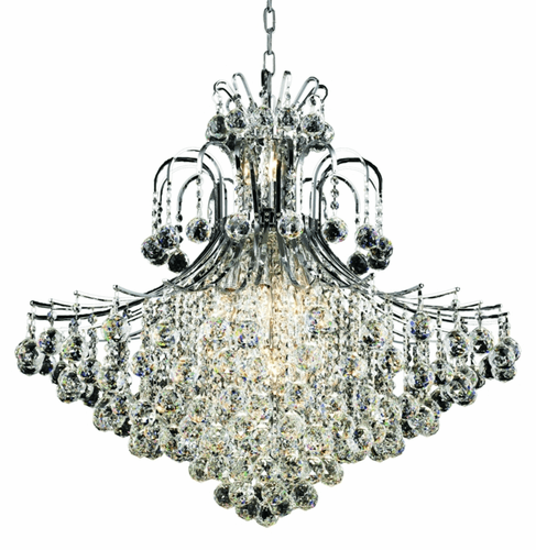 Elegant Toureg 15-LT Chrome Chandelier Clear Royal Cut Crystal - V8005G31C/RC