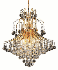 Elegant Toureg 15-LT Gold Chandelier Clear Royal Cut Crystal - V8003D25G/RC Elegant Toureg 15-LT Gold Chandelier Clear Royal Cut Crystal - V8003D25G/RC