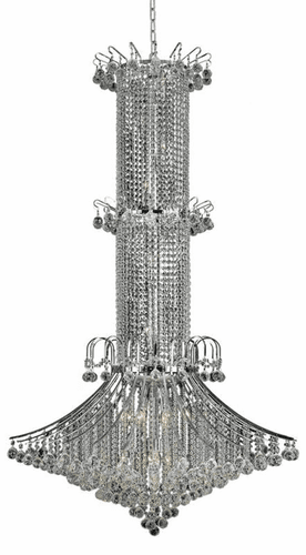 Elegant Toureg 20-LT Chrome Chandelier Clear Royal Cut Crystal - V8008G44C/RC