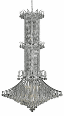 Elegant Toureg 20-LT Chrome Chandelier Clear Royal Cut Crystal - V8008G44C/RC
