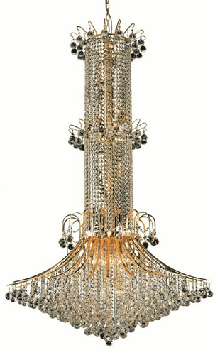 Elegant Toureg 20-LT Gold Chandelier Clear Royal Cut Crystal - V8008G44G/RC