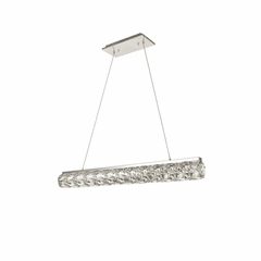Elegant Valetta Integrated LED Chip Light Chrome Chandelier Clear Cut Crystal - 3501D36C