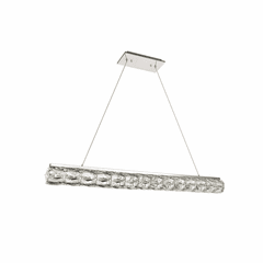 Elegant Valetta Integrated LED Chip Light Chrome Chandelier Clear Cut Crystal - 3501D42C