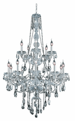 Elegant Verona 15-LT Chrome Chandelier Clear Royal Cut Crystal - 7915G33C/RC Elegant Verona 15-LT Chrome Chandelier Clear Royal Cut Crystal - 7915G33C/RC