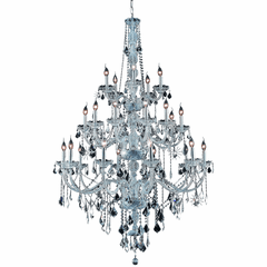 Elegant Verona 25-LT Chrome Chandelier Clear Royal Cut Crystal - V7825G43C/RC
