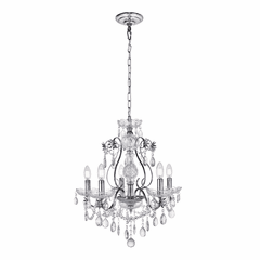 Elegant Voltaire Collection Chandelier Chrome Finish - LD4005D22C