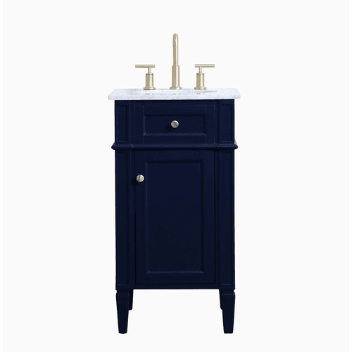 Elegant Williams 18" Single Bathroom Vanity - Blue - VF12518BL