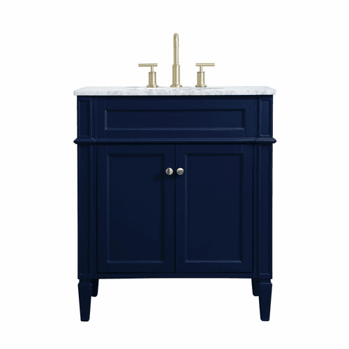 Elegant Williams 30" Single Bathroom Vanity - Blue - VF12530BL