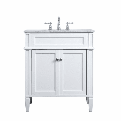 Elegant Williams 30" Single Bathroom Vanity - White - VF12530WH