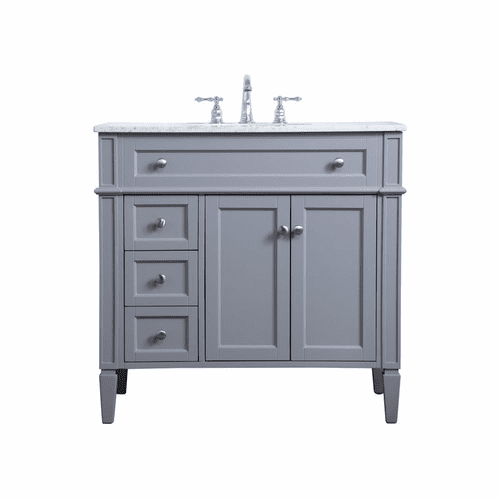 Elegant Williams 36" Single Bathroom Vanity - Grey - VF12536GR