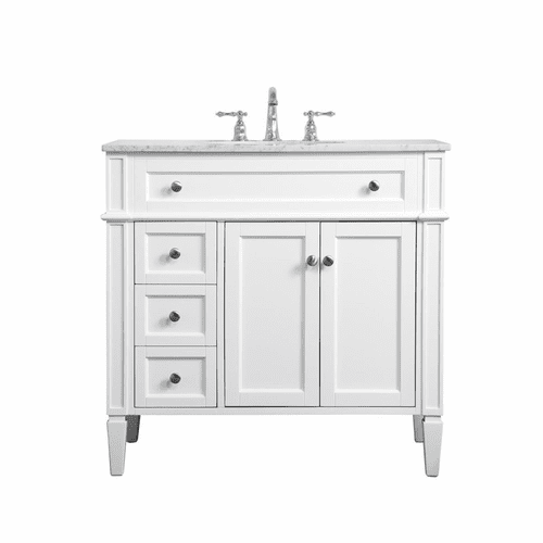 Elegant Williams 36" Single Bathroom Vanity - White - VF12536WH