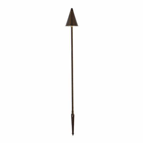 Elitco Chanterelle  Outdoor Cast Torch Path Light - Antique Brass - P806