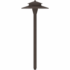 Elitco Lighting: landscape light Outdoor Cast Path Light - Antique Brass - P804