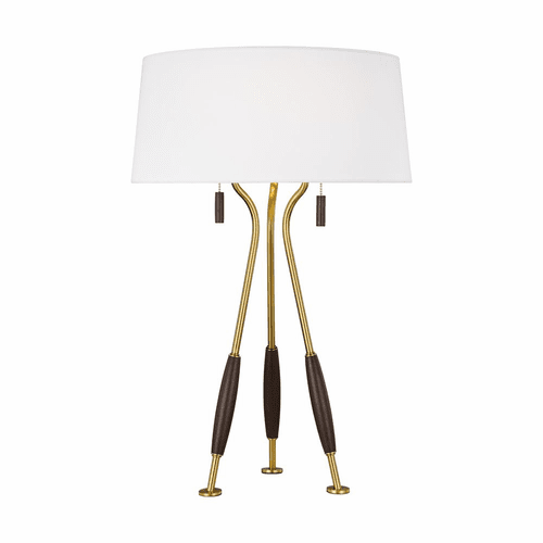 Ellen DeGeneres Arbur 2-LT Table Lamp - Brass - ET1222WWBBS1