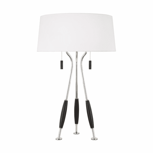 Ellen DeGeneres Arbur 2-LT Table Lamp - Wood - ET1222EWPN1
