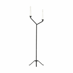 Ellen DeGeneres Hopton 2-LT Floor Lamp - Black - ET1212MBK3
