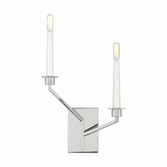 Ellen DeGeneres Hopton 2-LT Wall Sconce - Nickel - EW1082PN
