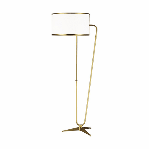 Ellen DeGeneres Jacobsen 2-LT Floor Lamp - Brass - ET1252BBS1