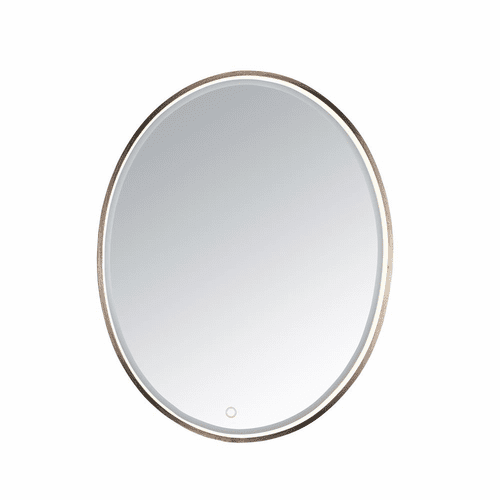 ET2 24" x 30" Oval LED Mirror - Anodized Bronze - E42012-90BRZ