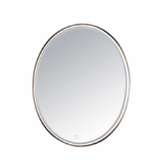 ET2 24" x 30" Oval LED Mirror - Anodized Bronze - E42012-90BRZ
