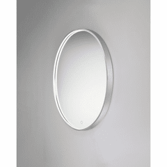 ET2 24" x 30" Oval LED Mirror - Brushed Aluminum - E42012-90AL ET2 24" x 30" Oval LED Mirror - Brushed Aluminum - E42012-90AL