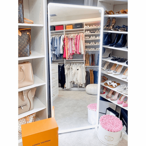 ET2 28" x 67" LED Mirror with Kick Stand - Brushed Aluminum - E42018-90AL