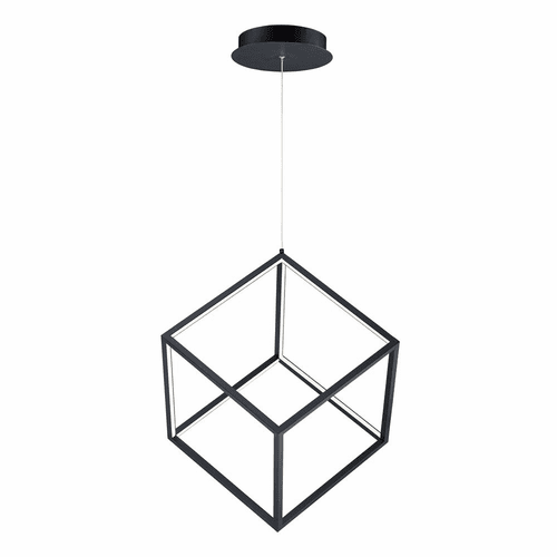 ET2 4 Square 1-LT LED Pendant - Black - E30582-BK