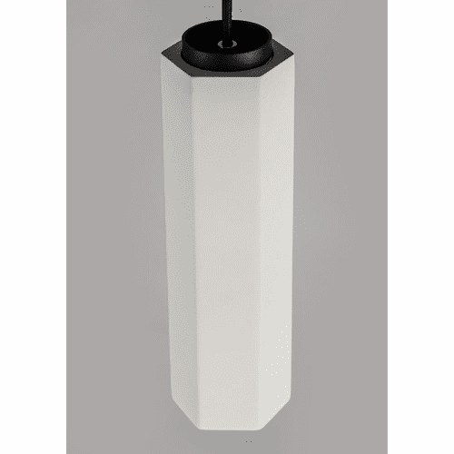 ET2 Allen 1-Light LED Pendant - White / Black - E25037-WTBK