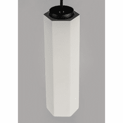 ET2 Allen 1-Light LED Pendant - White / Black - E25037-WTBK