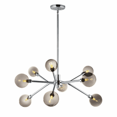 ET2 Asteroid 9-LT LED Chandelier - Polished Chrome - E24823-138PC ET2 Asteroid 9-LT LED Chandelier - Polished Chrome - E24823-138PC