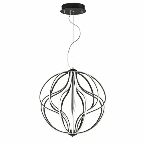 ET2 Aura LED 16-LT Pendant - Black - E21176-BK