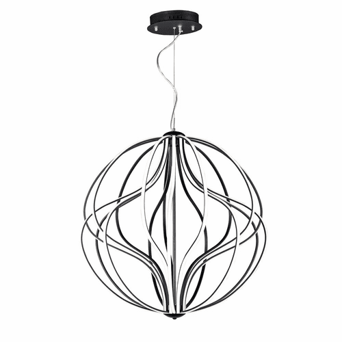 ET2 Aura LED 18-LT Pendant - Black - E21178-BK