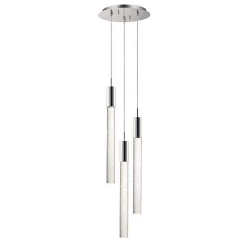 ET2 Big Fizz 3-LT LED Pendant - Polished Chrome - E22873-91PC