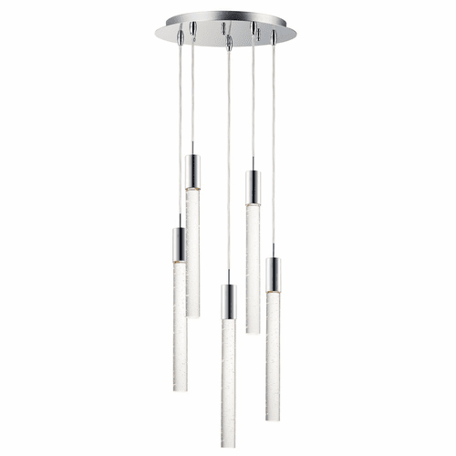 ET2 Big Fizz 5-LT LED Pendant - Polished Chrome - E22875-91PC