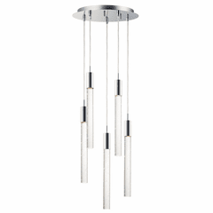 ET2 Big Fizz 5-LT LED Pendant - Polished Chrome - E22875-91PC
