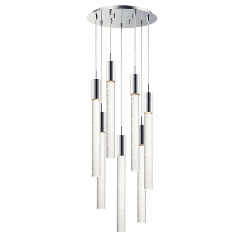 ET2 Big Fizz 7-LT LED Pendant - Polished Chrome - E22877-91PC