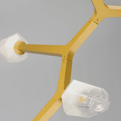 ET2 Blossom 5-Light Pendant - Natural Aged Brass - E32795-93NAB