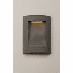 ET2 Boardwalk 2-Light Small LED Outdoor Wall Mount - Greystone - E14380-GSN