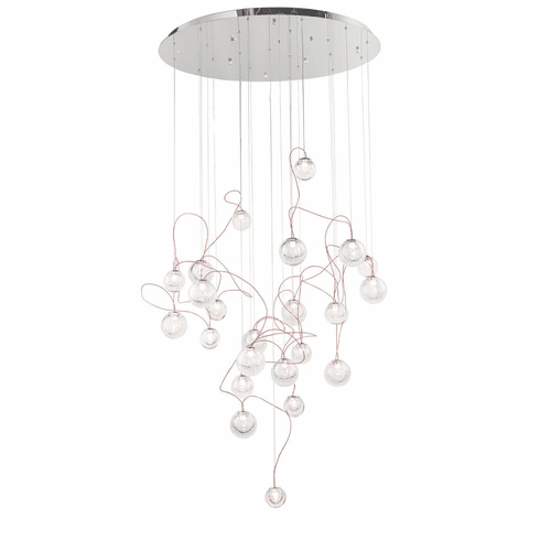 ET2 Bobble 24-Light LED Pendant - Polished Chrome - E20658-91PC