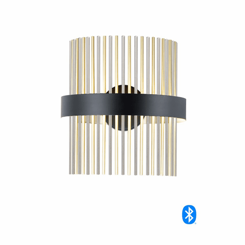 ET2 Chimes LED Wall Sconce - Black / Satin Nickel / Satin Brass - E34201-BKSNSBR