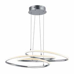 ET2 Coaster LED Pendant - Polished Chrome - E24132-PC ET2 Coaster LED Pendant - Polished Chrome - E24132-PC