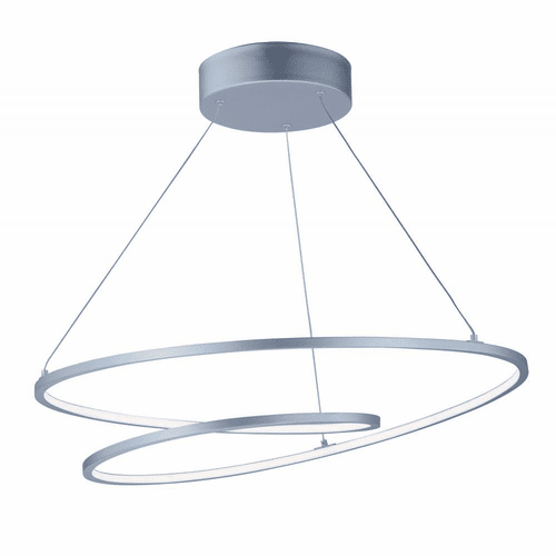 ET2 Cycle LED Entry Foyer Pendant - Matte Silver - E21325-MS
